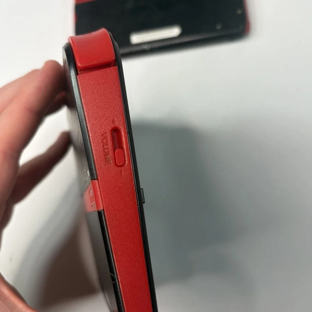 2 Nintendo 2DS Console Black / Red Crimson Slate Model Untested For Parts Set